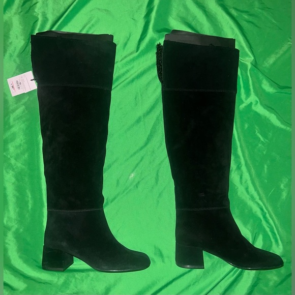 NWT Zara 100% Cow Leather High Boots size 38 - Picture 4 of 12